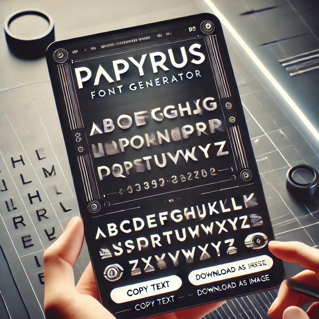 papyrus font